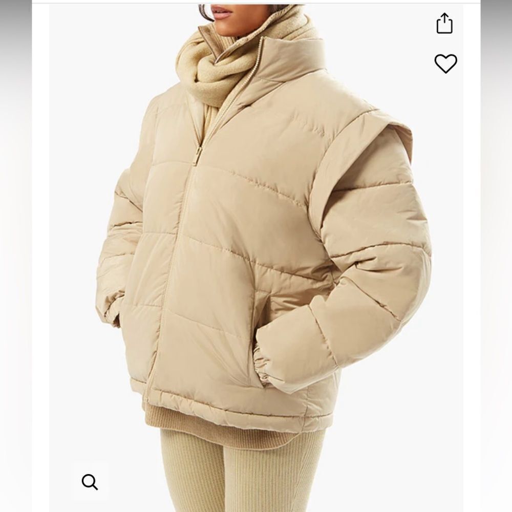 Snap Off Sleeve Nylon Puffer Jacket - Picture 4 of 8